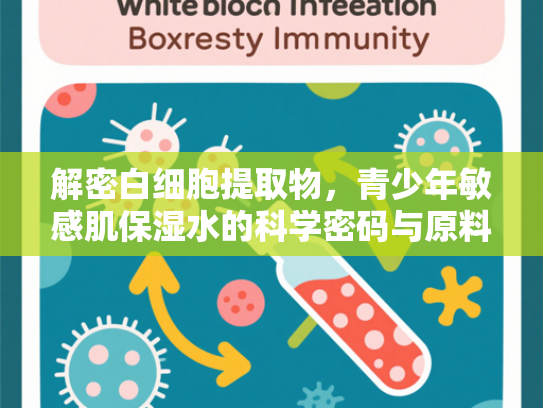 解密白细胞提取物，青少年敏感肌保湿水的科学密码与原料优势
