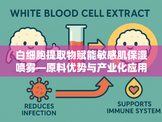 白细胞提取物赋能敏感肌保湿喷雾—原料优势与产业化应用解析