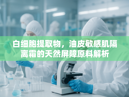 白细胞提取物，油皮敏感肌隔离霜的天然屏障原料解析