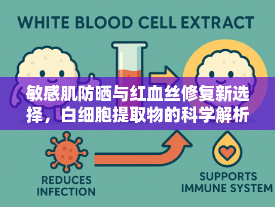敏感肌防晒与红血丝修复新选择，白细胞提取物的科学解析与应用前景