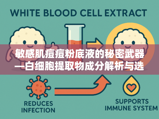 敏感肌痘痘粉底液的秘密武器—白细胞提取物成分解析与选购指南