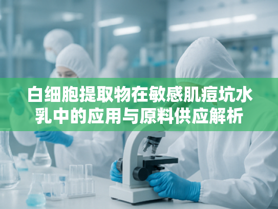 白细胞提取物在敏感肌痘坑水乳中的应用与原料供应解析