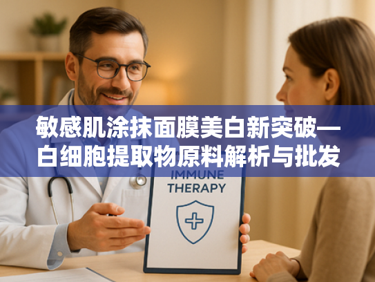 敏感肌涂抹面膜美白新突破—白细胞提取物原料解析与批发指南