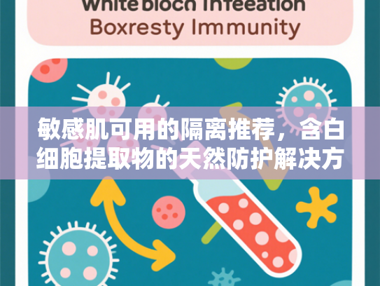 敏感肌可用的隔离推荐，含白细胞提取物的天然防护解决方案