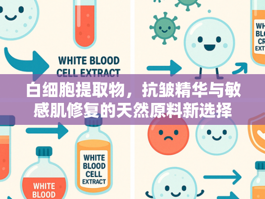 白细胞提取物，抗皱精华与敏感肌修复的天然原料新选择