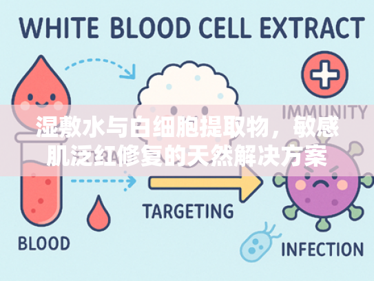 湿敷水与白细胞提取物，敏感肌泛红修复的天然解决方案