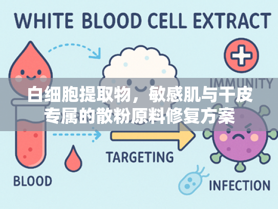 白细胞提取物，敏感肌与干皮专属的散粉原料修复方案