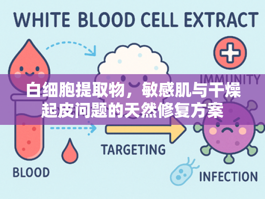 白细胞提取物，敏感肌与干燥起皮问题的天然修复方案