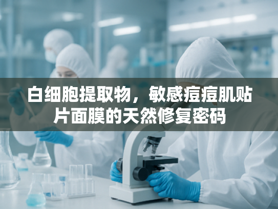 白细胞提取物，敏感痘痘肌贴片面膜的天然修复密码