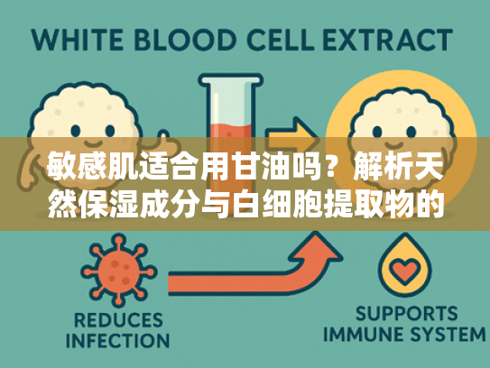 敏感肌适合用甘油吗？解析天然保湿成分与白细胞提取物的协同作用