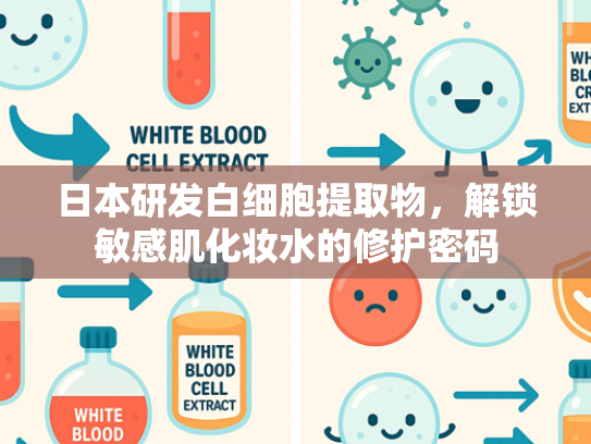 日本研发白细胞提取物，解锁敏感肌化妆水的修护密码