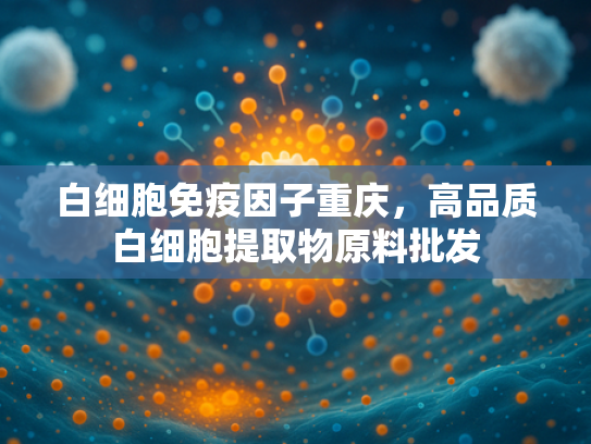 白细胞免疫因子重庆，高品质白细胞提取物原料批发