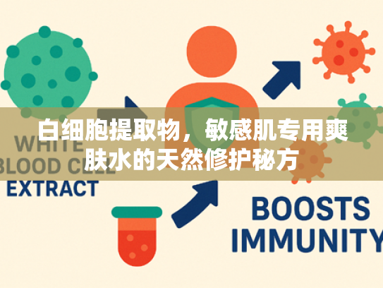 白细胞提取物，敏感肌专用爽肤水的天然修护秘方
