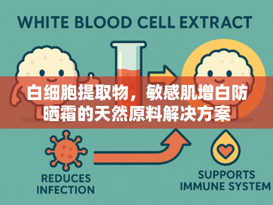 白细胞提取物，敏感肌增白防晒霜的天然原料解决方案