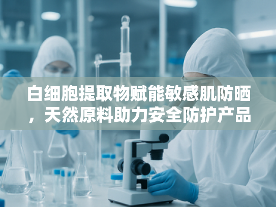 白细胞提取物赋能敏感肌防晒，天然原料助力安全防护产品开发