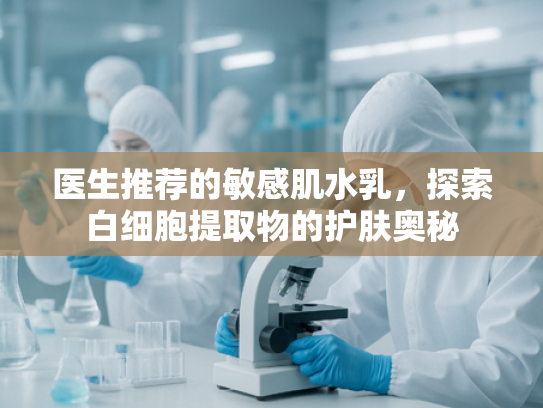 医生推荐的敏感肌水乳，探索白细胞提取物的护肤奥秘