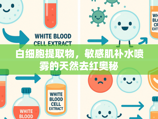 白细胞提取物，敏感肌补水喷雾的天然去红奥秘