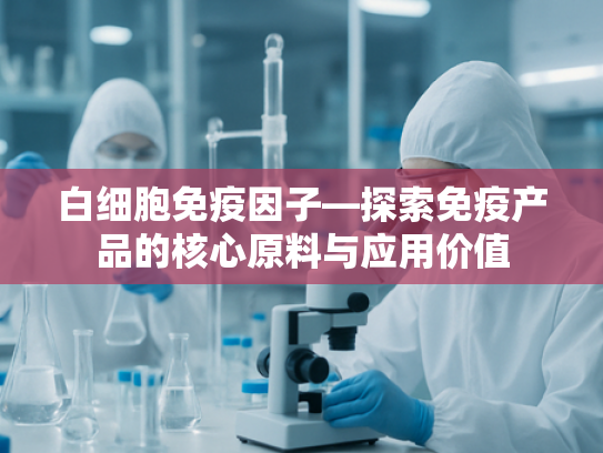 白细胞免疫因子—探索免疫产品的核心原料与应用价值