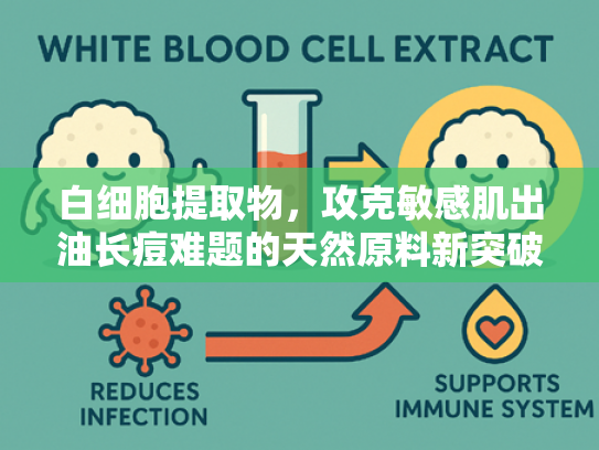白细胞提取物，攻克敏感肌出油长痘难题的天然原料新突破