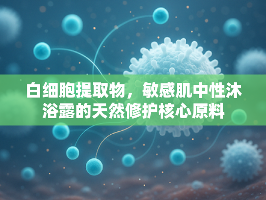 白细胞提取物，敏感肌中性沐浴露的天然修护核心原料