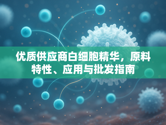 优质供应商白细胞精华，原料特性、应用与批发指南