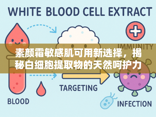 素颜霜敏感肌可用新选择，揭秘白细胞提取物的天然呵护力量