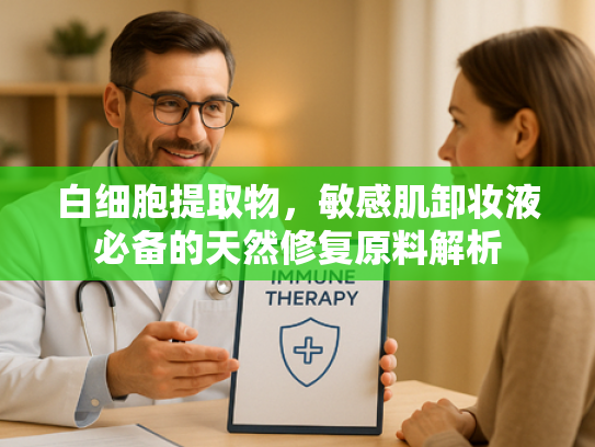 白细胞提取物，敏感肌卸妆液必备的天然修复原料解析