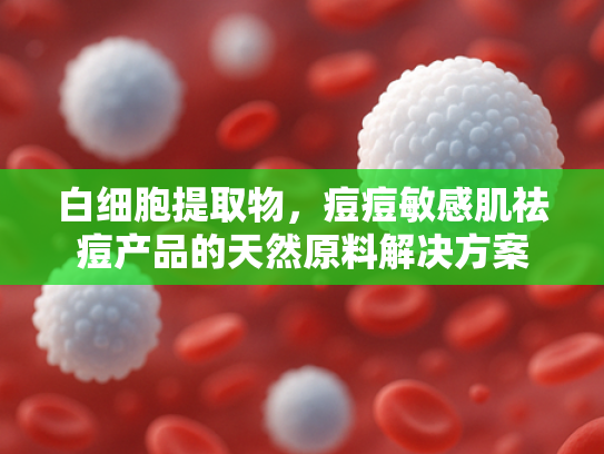 白细胞提取物，痘痘敏感肌祛痘产品的天然原料解决方案