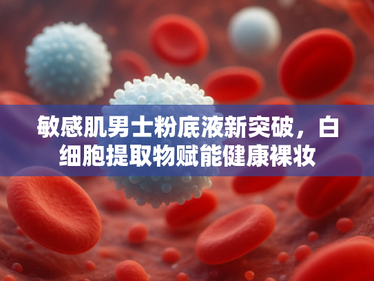 敏感肌男士粉底液新突破，白细胞提取物赋能健康裸妆