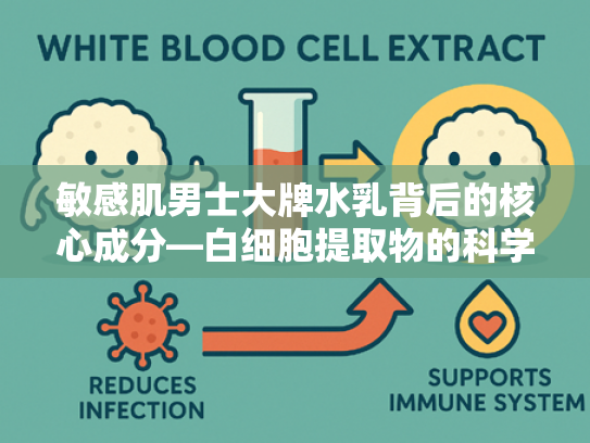 敏感肌男士大牌水乳背后的核心成分—白细胞提取物的科学解析