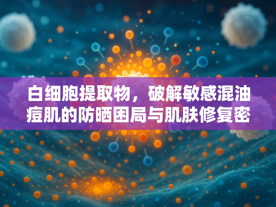 白细胞提取物，破解敏感混油痘肌的防晒困局与肌肤修复密码