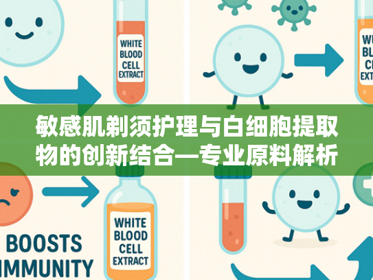 敏感肌剃须护理与白细胞提取物的创新结合—专业原料解析与批发指南