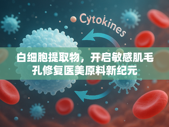 白细胞提取物，开启敏感肌毛孔修复医美原料新纪元