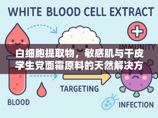 白细胞提取物，敏感肌与干皮学生党面霜原料的天然解决方案