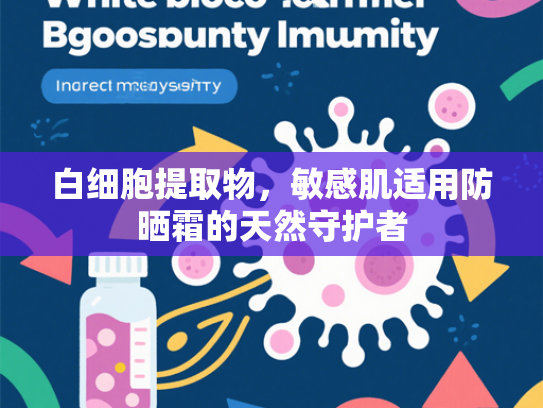 白细胞提取物，敏感肌适用防晒霜的天然守护者