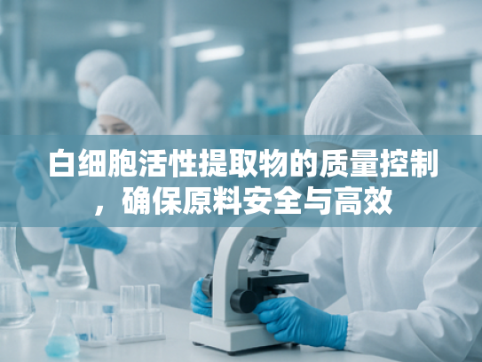 白细胞活性提取物的质量控制，确保原料安全与高效