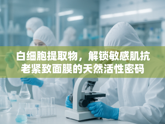 白细胞提取物，解锁敏感肌抗老紧致面膜的天然活性密码