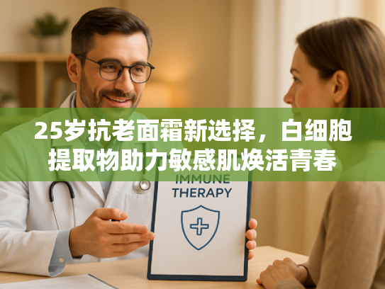 25岁抗老面霜新选择，白细胞提取物助力敏感肌焕活青春