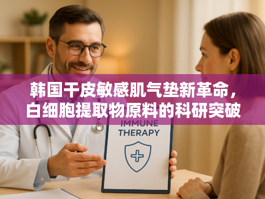 韩国干皮敏感肌气垫新革命，白细胞提取物原料的科研突破与应用前景