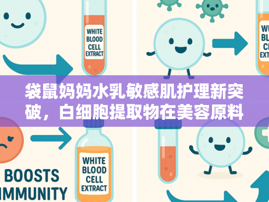 袋鼠妈妈水乳敏感肌护理新突破，白细胞提取物在美容原料中的独特价值