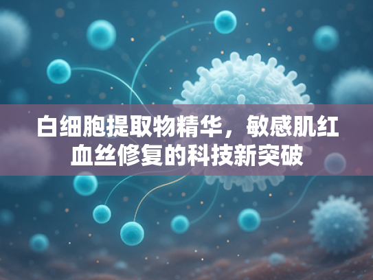 白细胞提取物精华，敏感肌红血丝修复的科技新突破