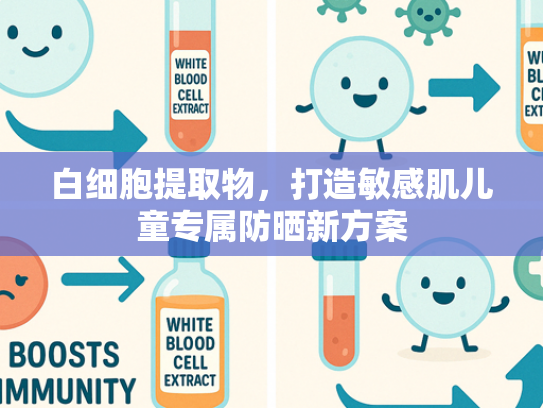 白细胞提取物，打造敏感肌儿童专属防晒新方案