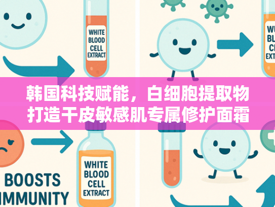 韩国科技赋能，白细胞提取物打造干皮敏感肌专属修护面霜原料