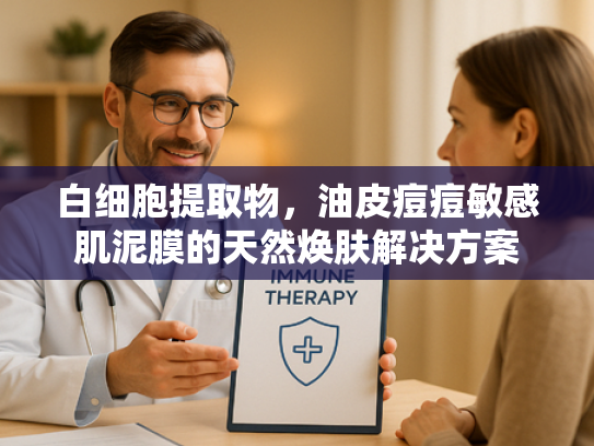 白细胞提取物，油皮痘痘敏感肌泥膜的天然焕肤解决方案