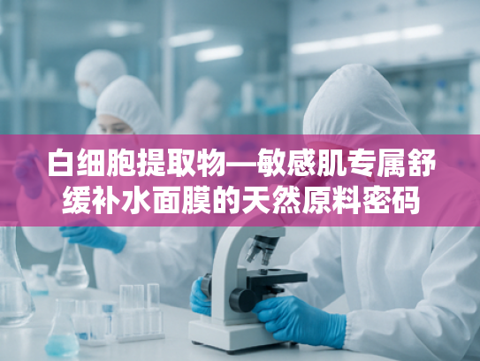 白细胞提取物—敏感肌专属舒缓补水面膜的天然原料密码