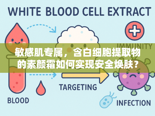 敏感肌专属，含白细胞提取物的素颜霜如何实现安全焕肤？