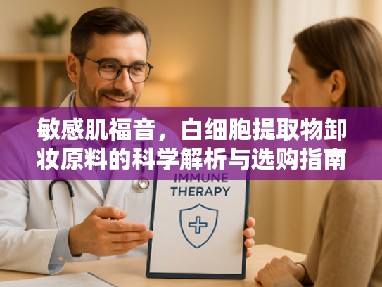 敏感肌福音，白细胞提取物卸妆原料的科学解析与选购指南