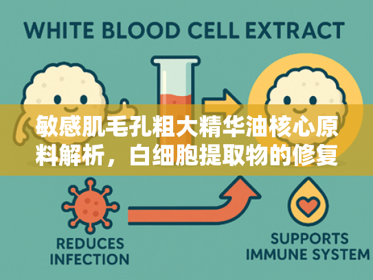 敏感肌毛孔粗大精华油核心原料解析，白细胞提取物的修复力与商业价值