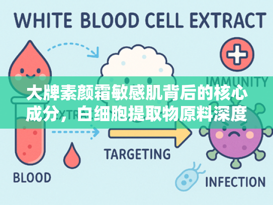 大牌素颜霜敏感肌背后的核心成分，白细胞提取物原料深度解析