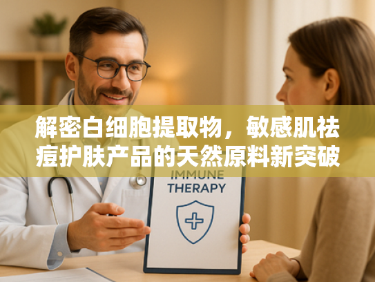 解密白细胞提取物，敏感肌祛痘护肤产品的天然原料新突破